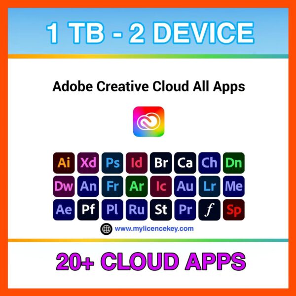 Adobe Creative Cloud - 1 YEAR
